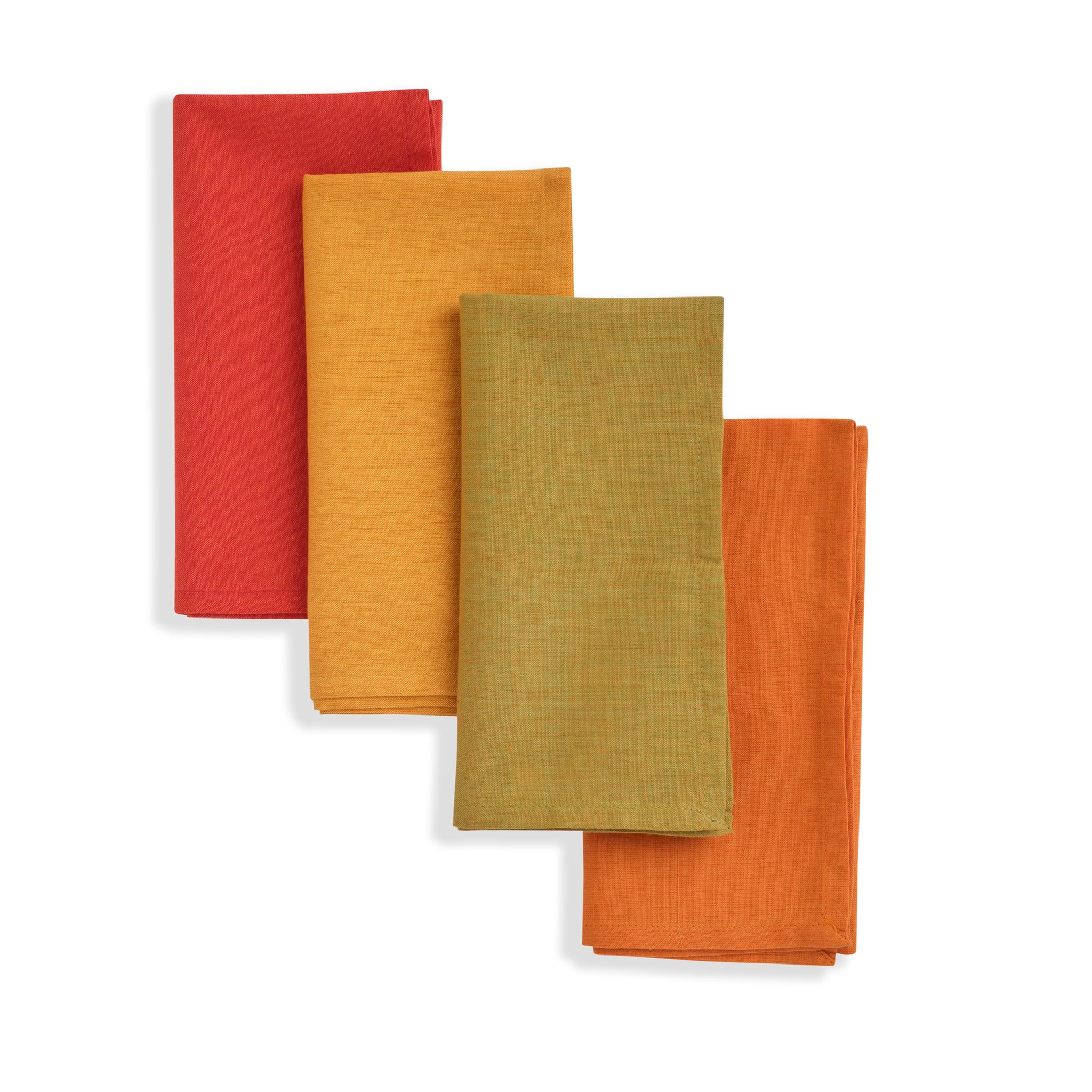 Sustainable Threads Cotton Cloth Napkins – Harvest – Set of 4