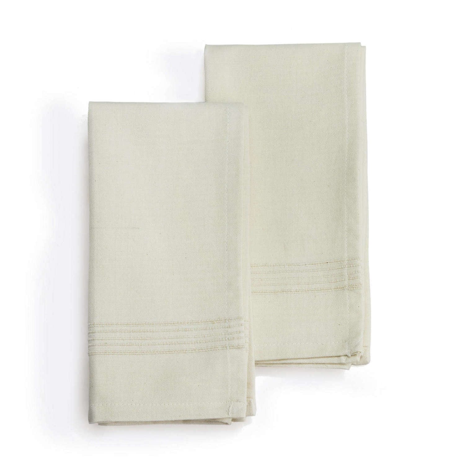 Sustainable Threads Cloth Napkin – Whipped Cream – Set of 2