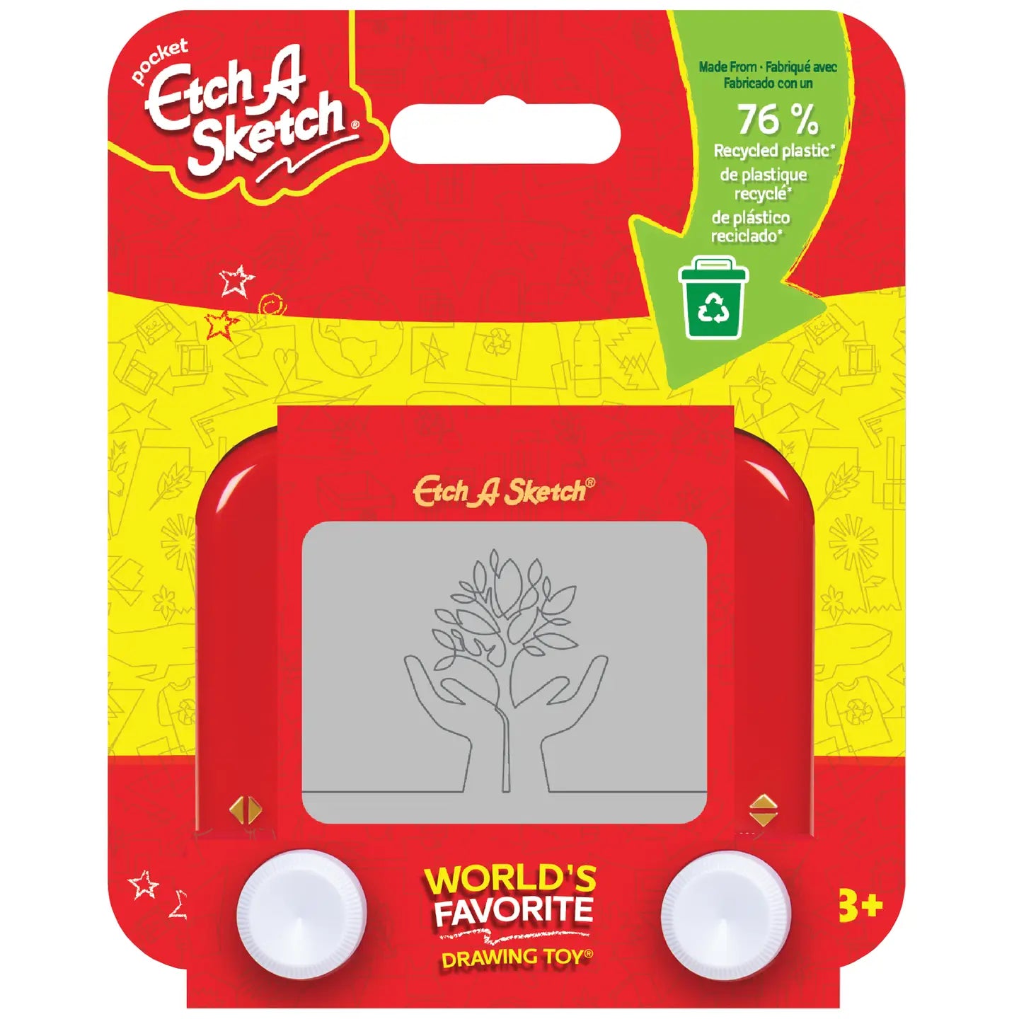 Pocket Etch A Sketch Worlds Favorite Drawing Toy