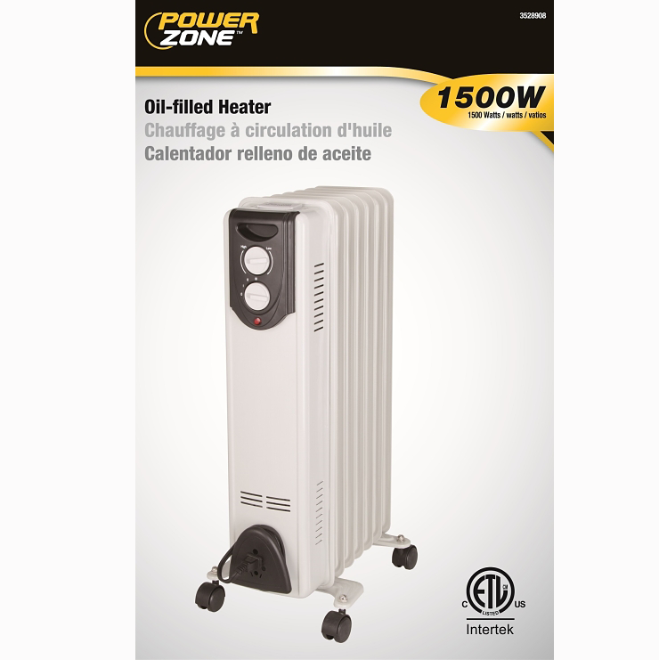 PowerZone Radiator Heater – White