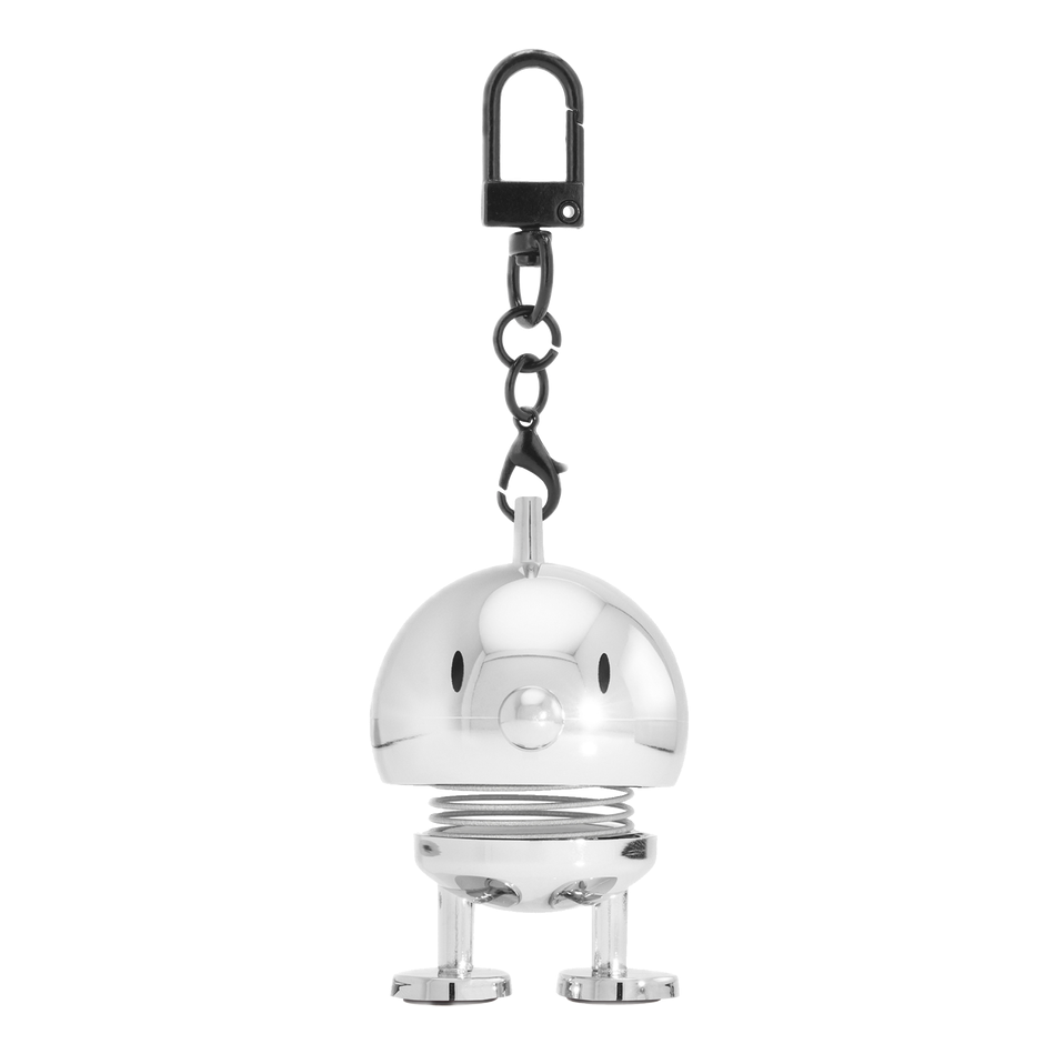 Hoptimist Bobblehead Bag Charm – Chrome