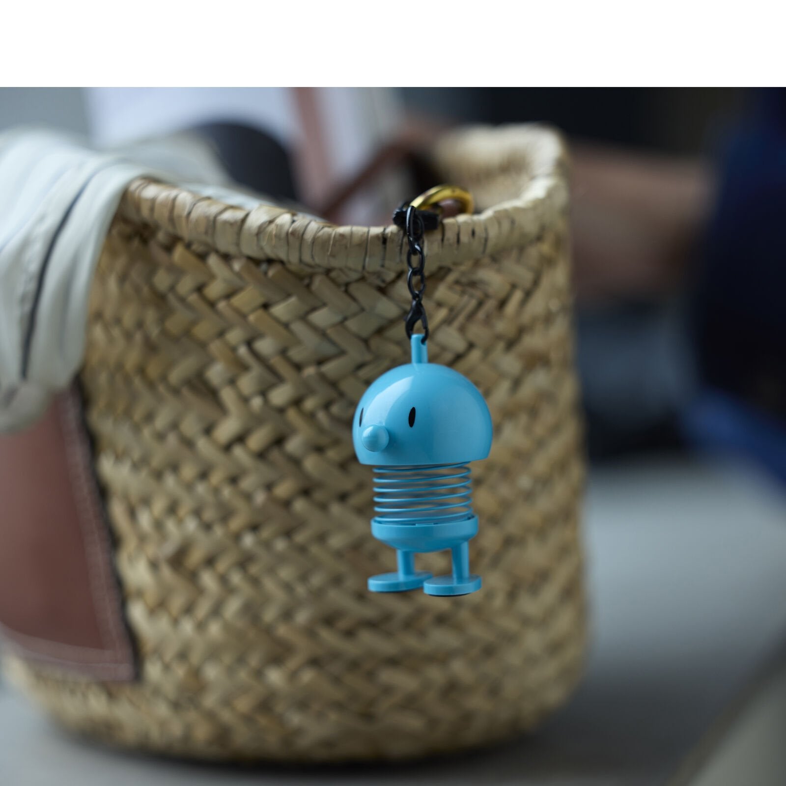 Hoptimist Bobblehead Bag Charm – Turquoise
