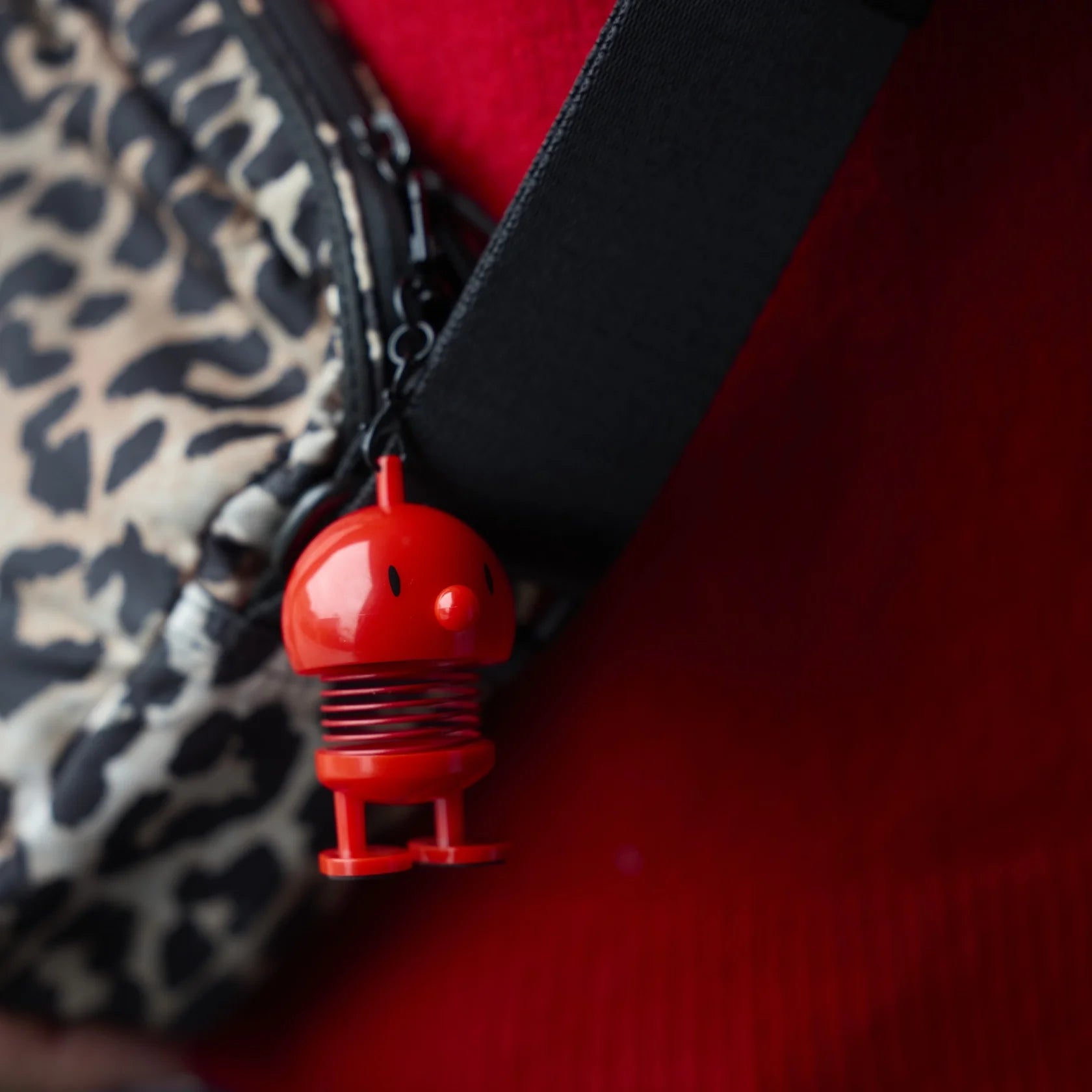 Hoptimist Bobblehead Bag Charm – Red