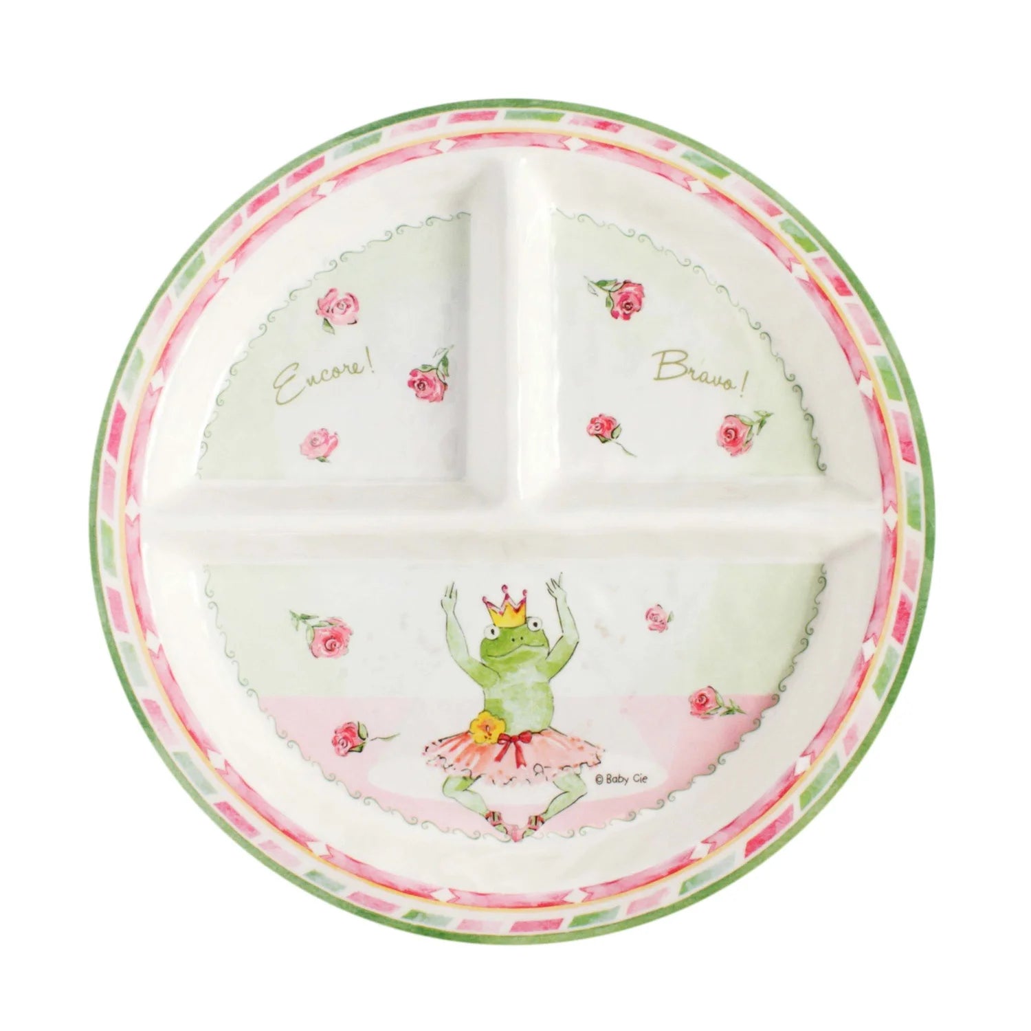 Baby Cie Melamine Round Sectioned Plate for Kids – Bravo! Encore!