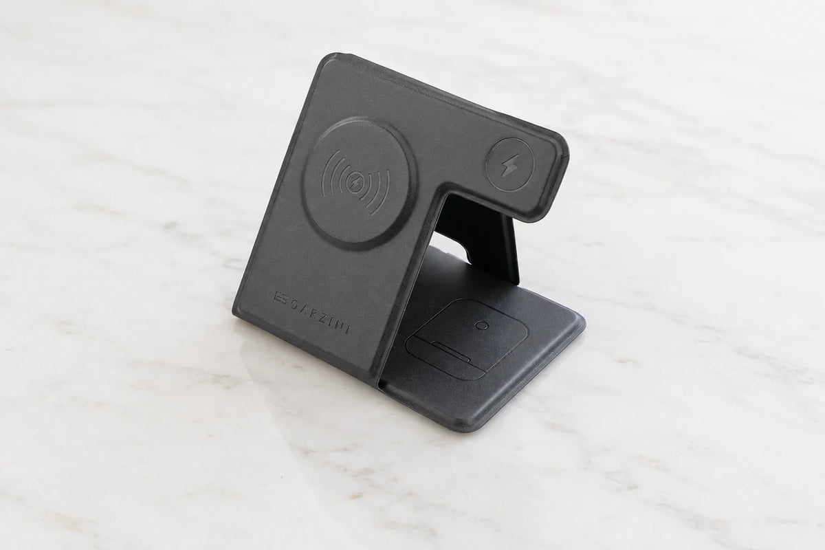 Garzini 3-in-1 Wireless Charger - Black
