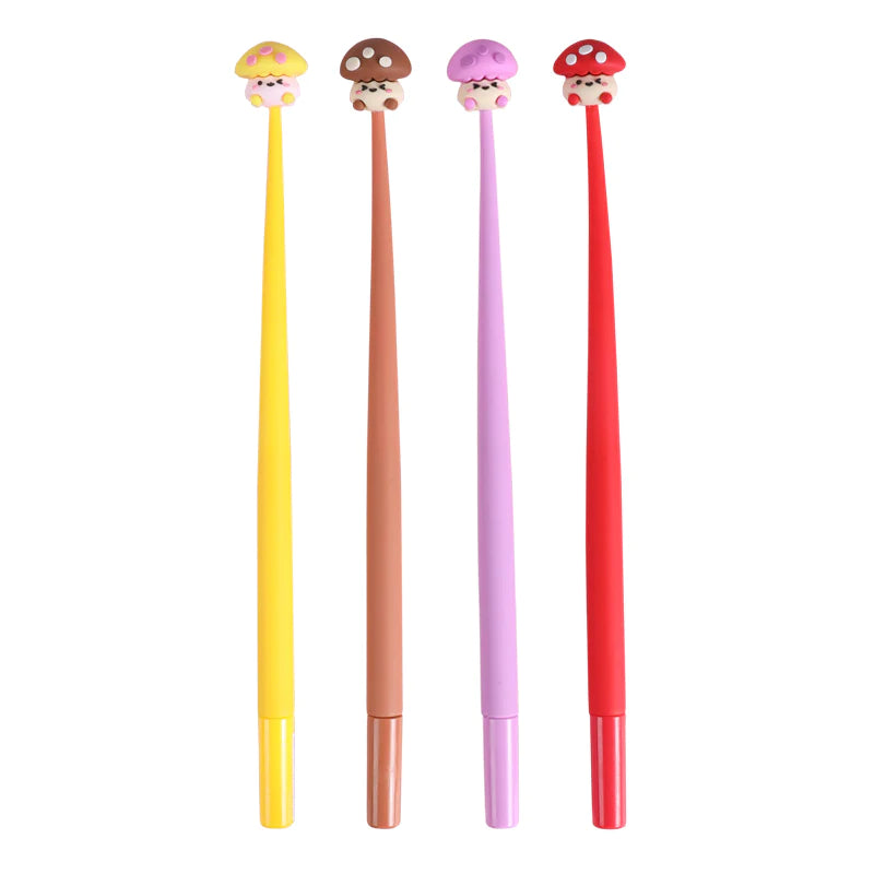 Mushroom Buddy Wiggle Gel Pens – Assorted Colors – SOLD INDIVIDUALLY