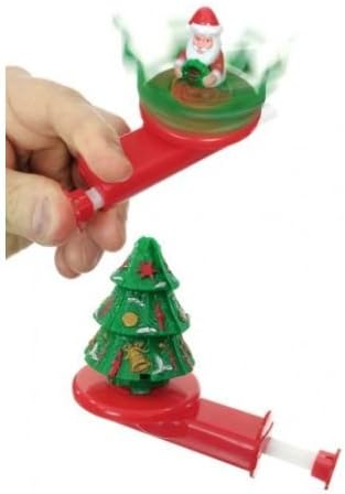 Kurt Adler Santa In Tree Spinner Toy