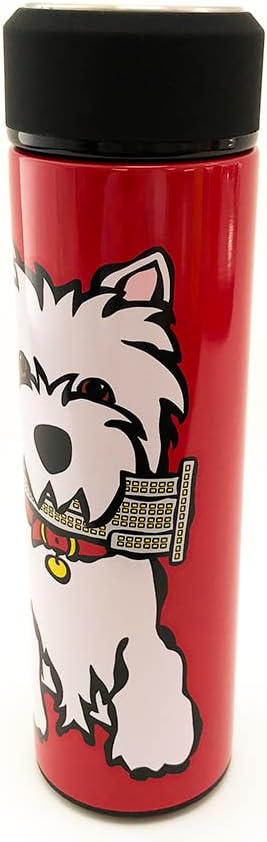 Marc Tetro Westie Stainless Steel Insulated Water Bottle – 17oz