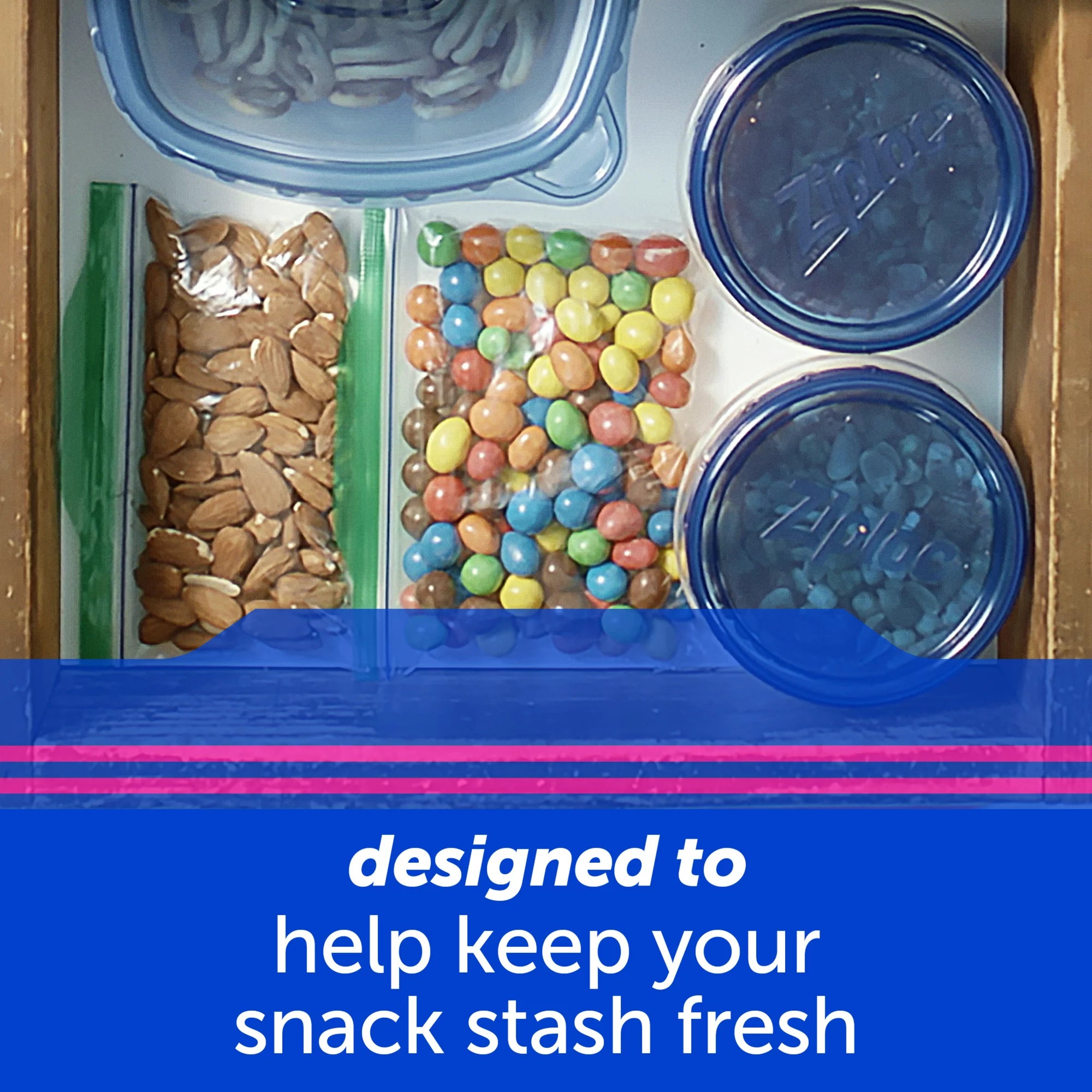 Ziploc Small Snack Bags  – 90 Count