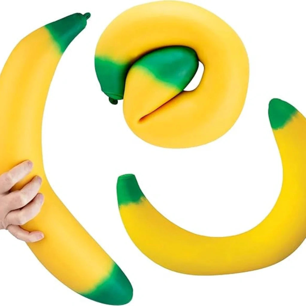 Easy Sqweezy Huge Jumbo Giant Stretchy Banana