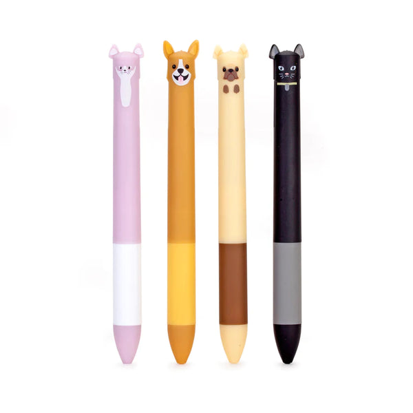 Kikkerland Dog & Cat Multicolor Pens – Assorted Styles – SOLD INDIVIDUALLY