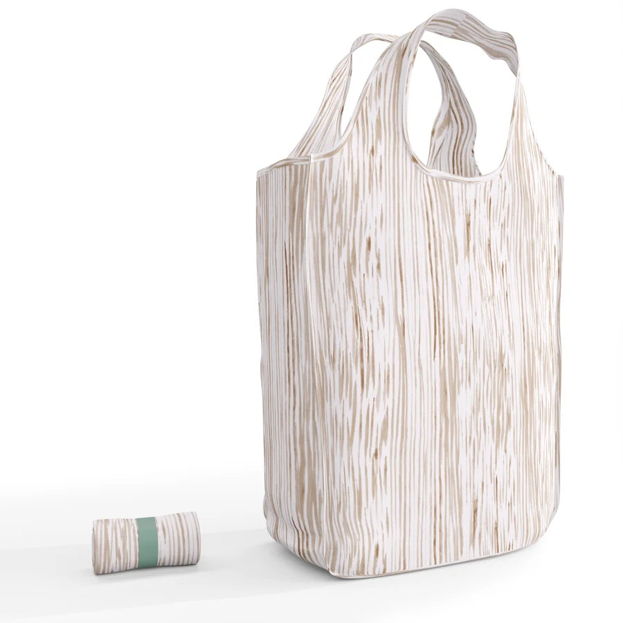 Pure Sage Macro Tote – 27" x 17" Open – Natural Reeds