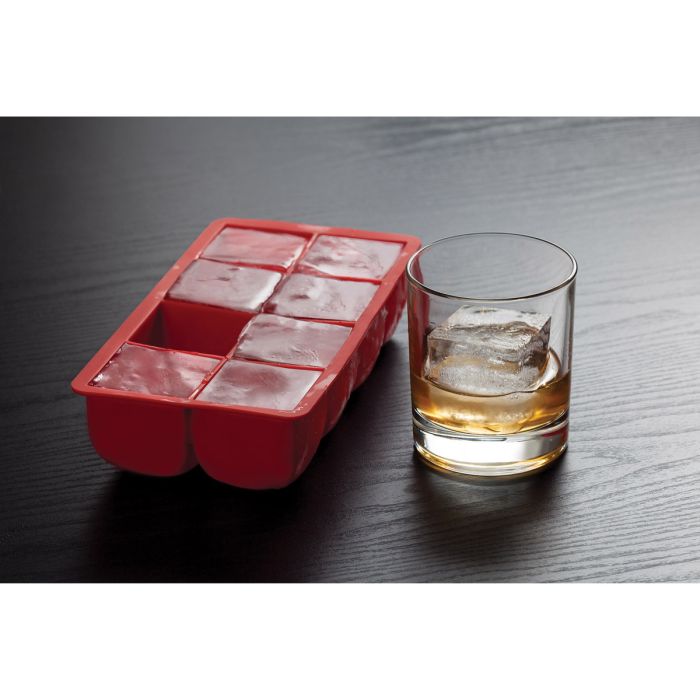 Kitchen Food-Grade Silicone Big Block Ice Cube Tray – Makes 8 Ice Blocks