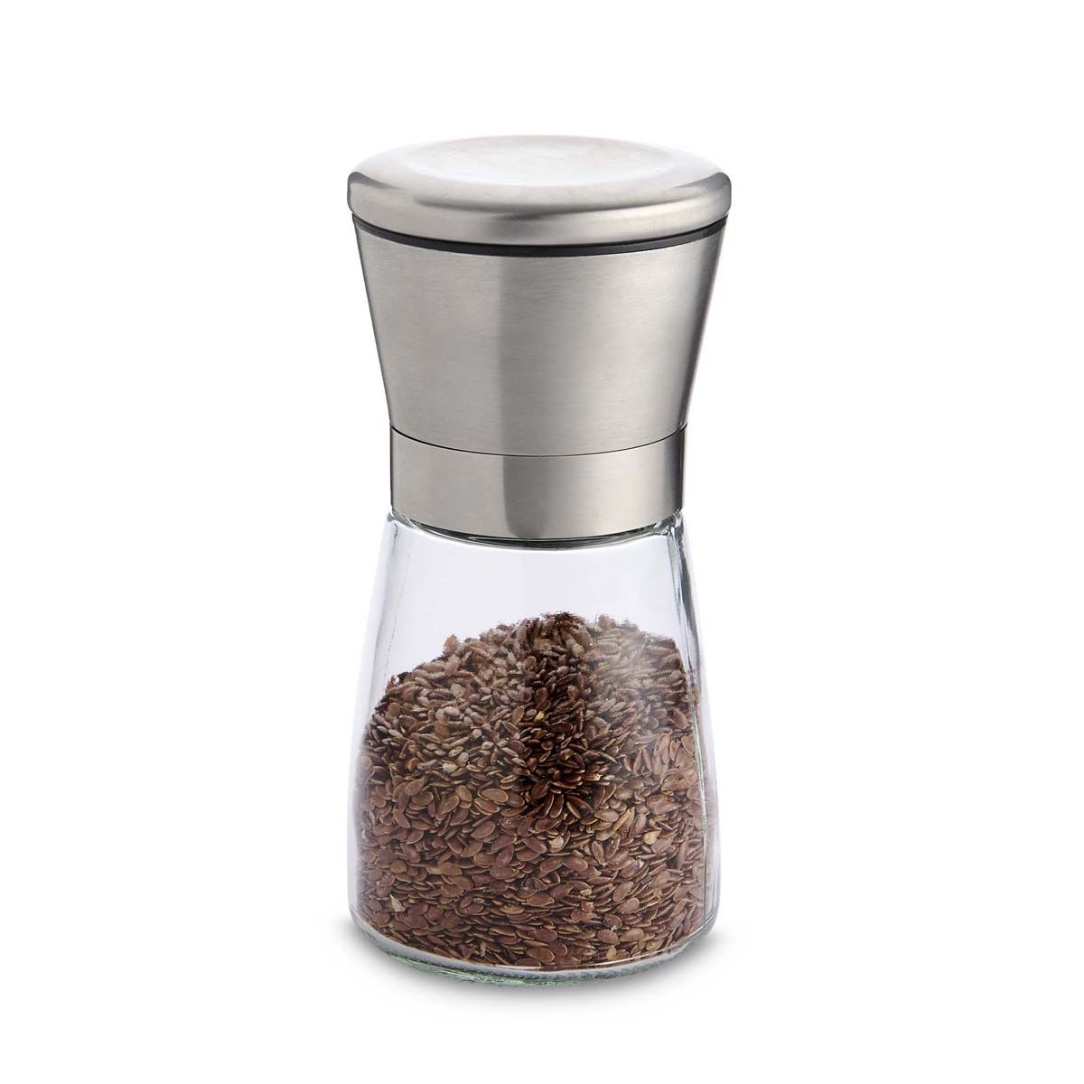 Adjustable Spice Grinder - Glass & Stainless