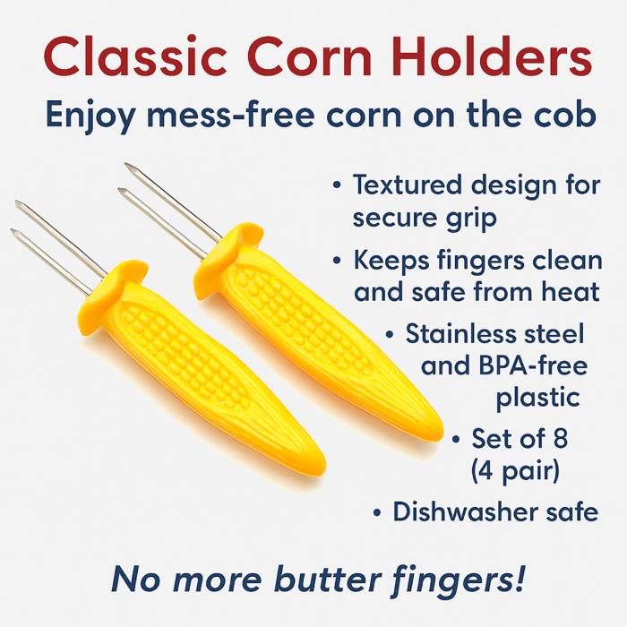 Kitchen Corn Skewers – 4 Sets