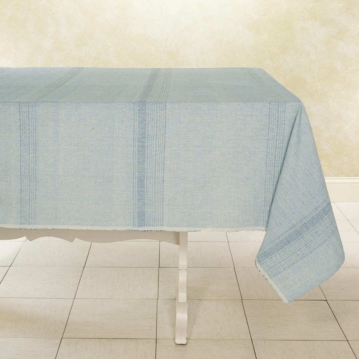 Sustainable Threads 100% Cotton Tablecloth – Juniper Berry – 90" x 60"