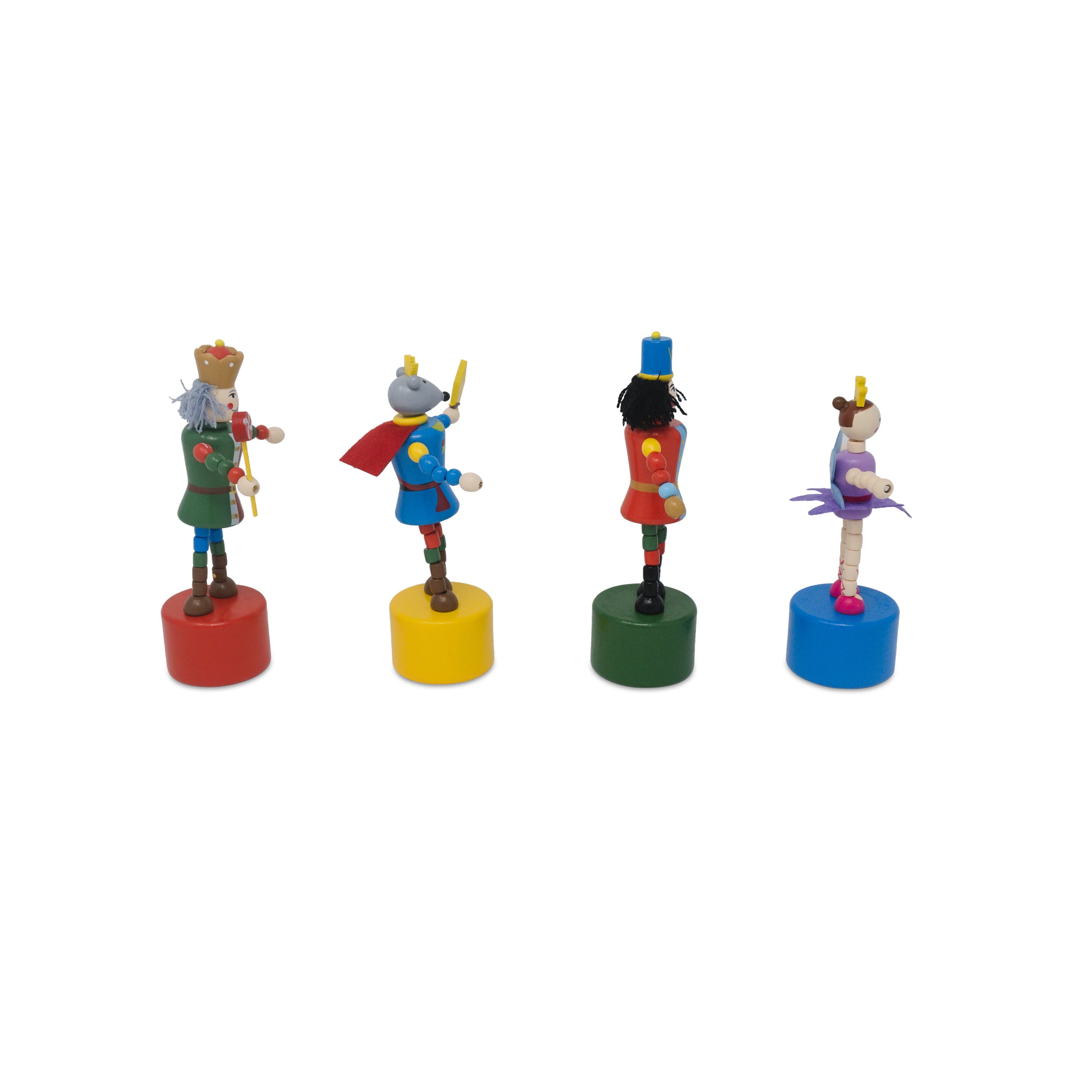 Christmas Push Puppets – Assorted Nutcrackers – Each Sold Separately