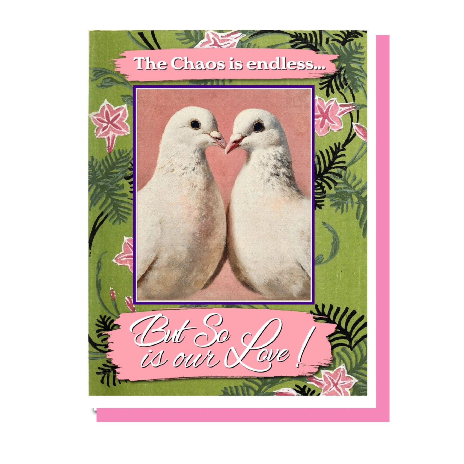 Umlaut The Chaos - Love Greeting Card – Swan