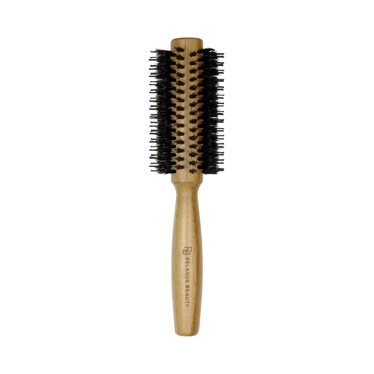 Boar & Nylon Bristle Bamboo Round Hair Brush