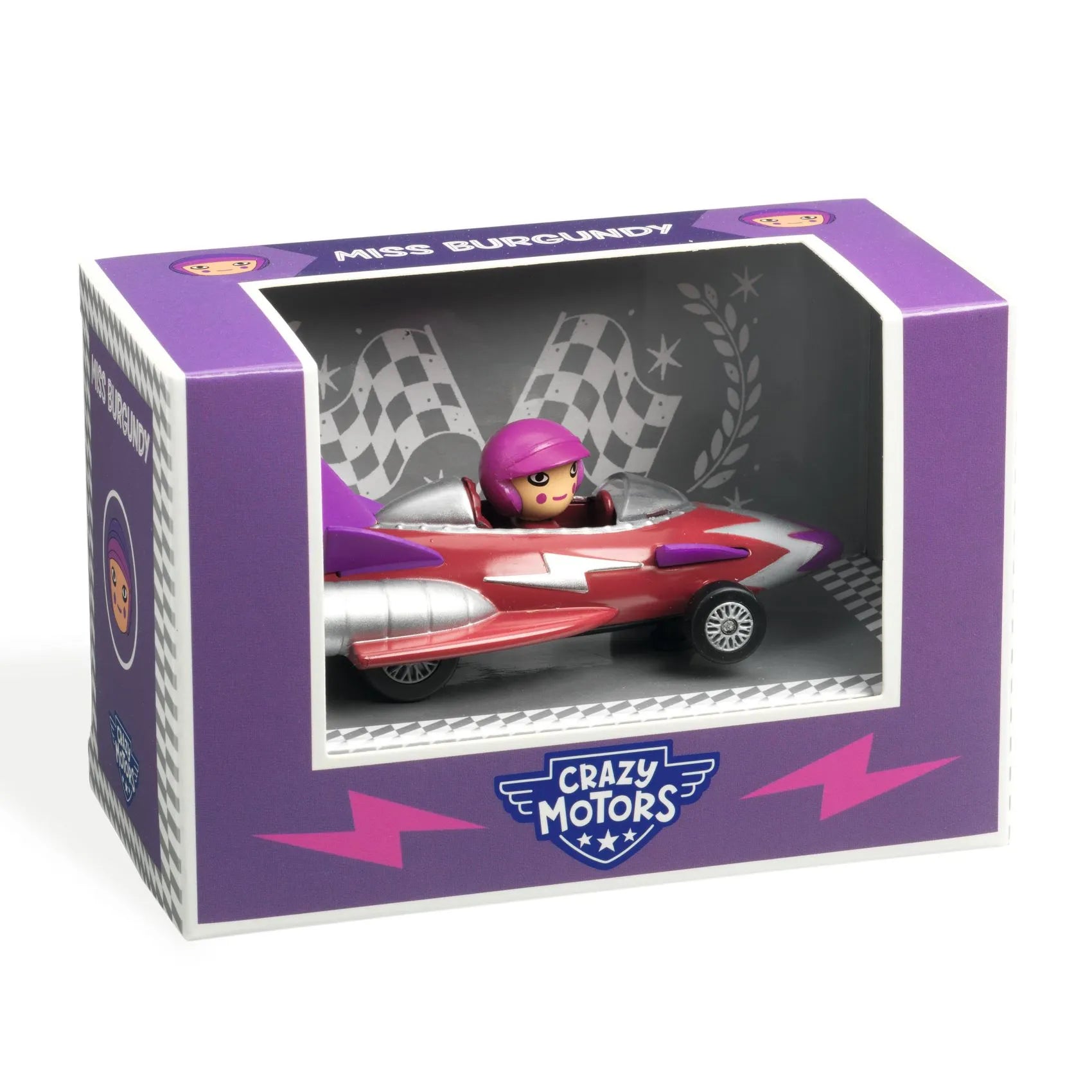 Djeco Crazy Motors Toy Car For Kids – Miss Burgundy