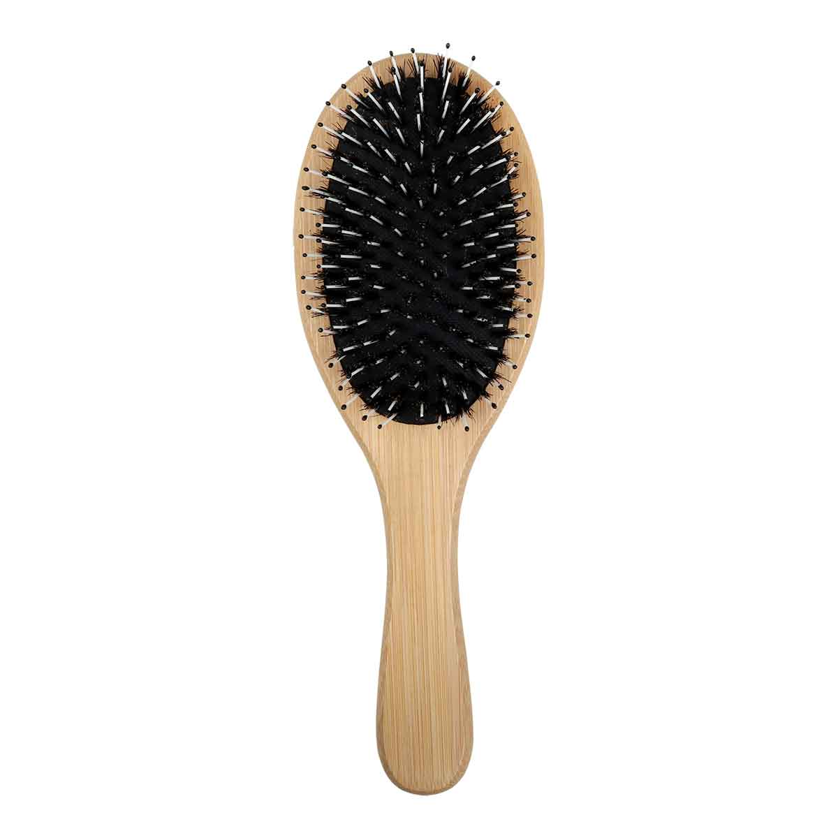 Boar & Nylon Bristle Bamboo Hair Brush