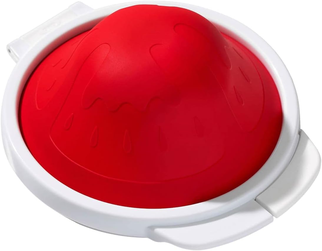 OXO Cut & Keep Silicone Tomato Saver – Red