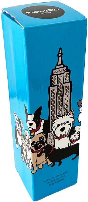 Marc Tetro NYC Dog Group Stainless Steel Insulated Water Bottle – 17oz