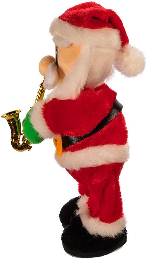 Animated Dancing Jazz Santa Plush Toy
