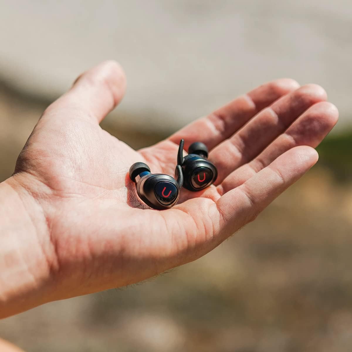 U Buds Summit Wireless Bluetooth Water Resistant Earbud – Black