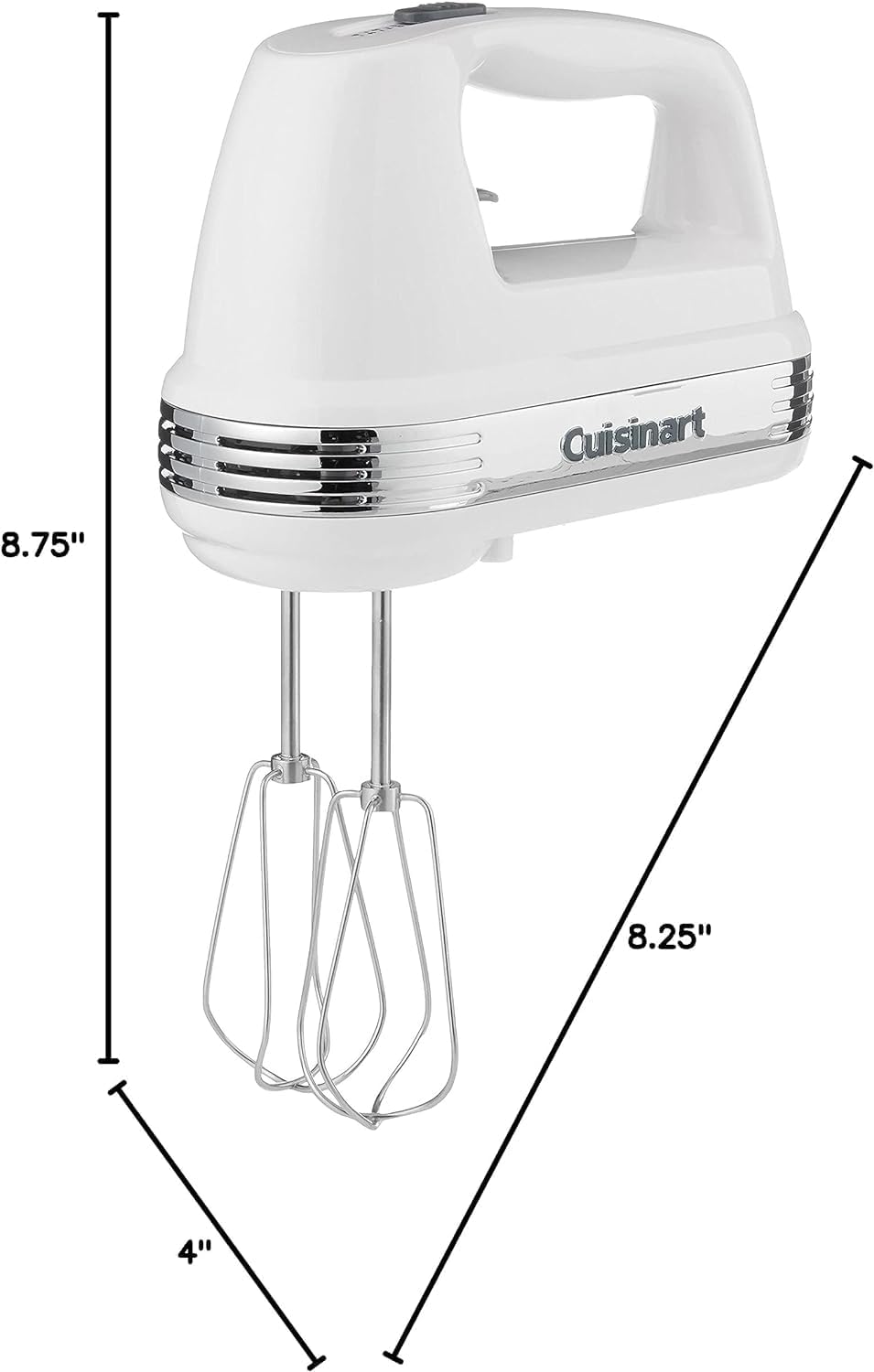 Cuisinart HM-50 Power Advantage 5-Speed Hand Mixer – White – S
