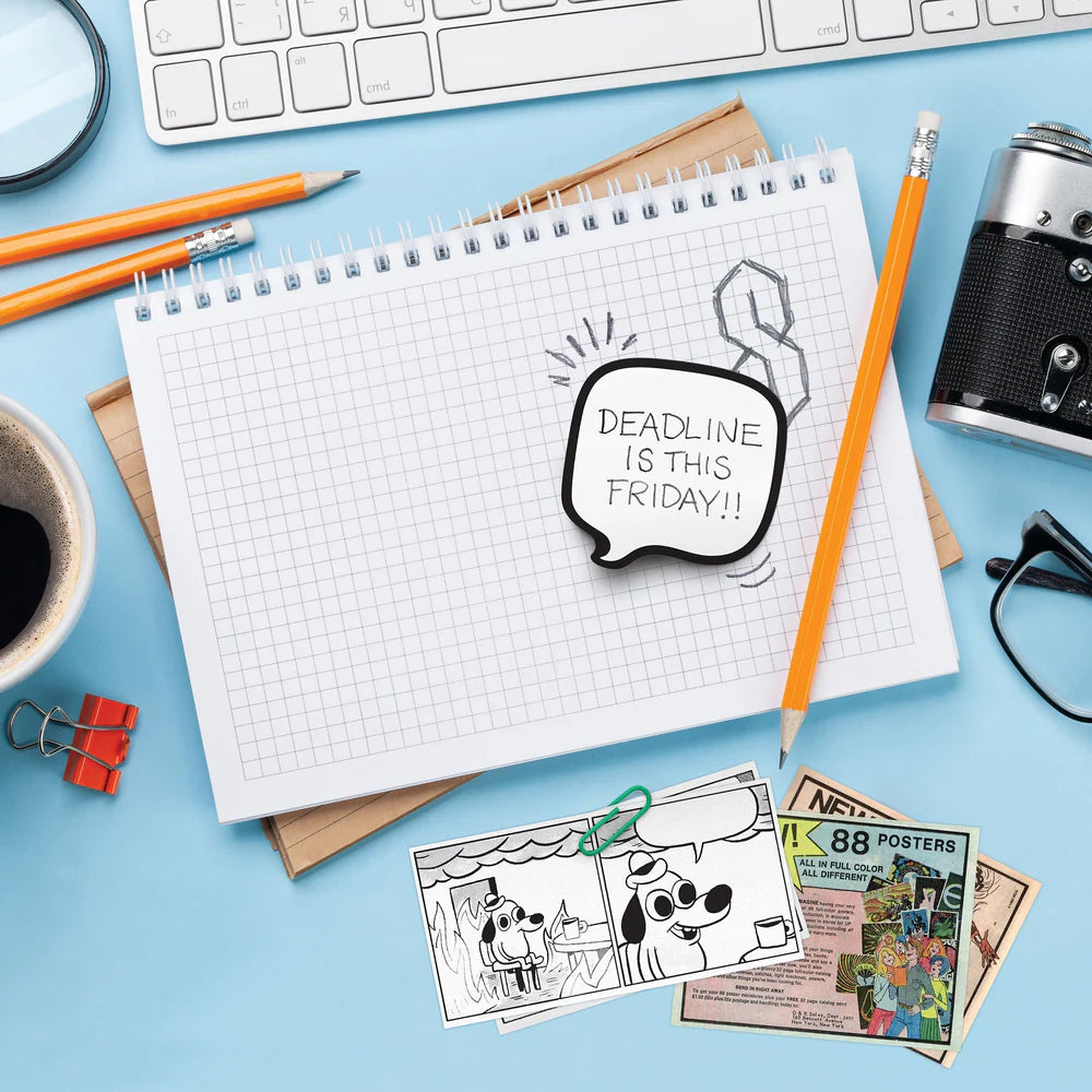 Fred Small Talk Sticky Note Pad – Juego de 2