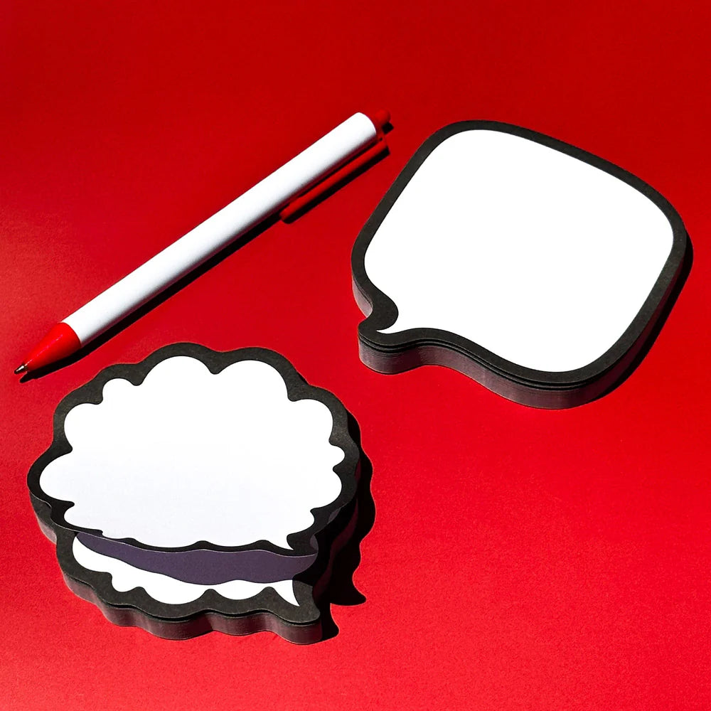 Fred Small Talk Sticky Note Pad – Juego de 2