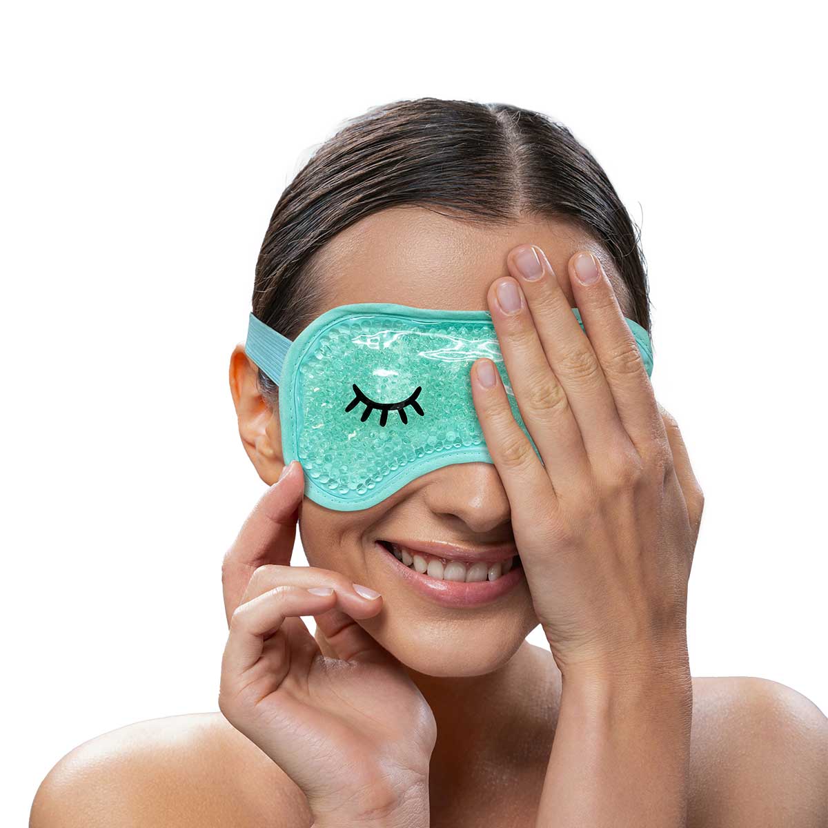 Hot & Cold Gel Eye Mask - Microwave & Freezer Safe - Assorted Colors