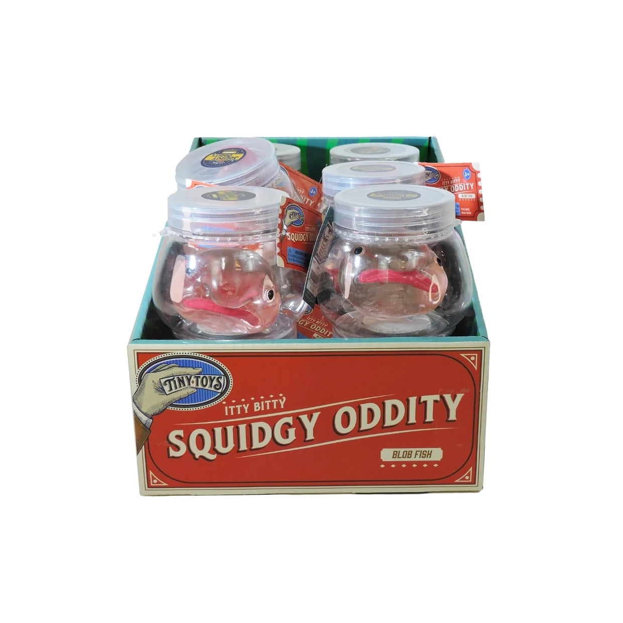 Tiny Toys Itty Bitty Squidgy Oddity Squishy Blob Fish Toy