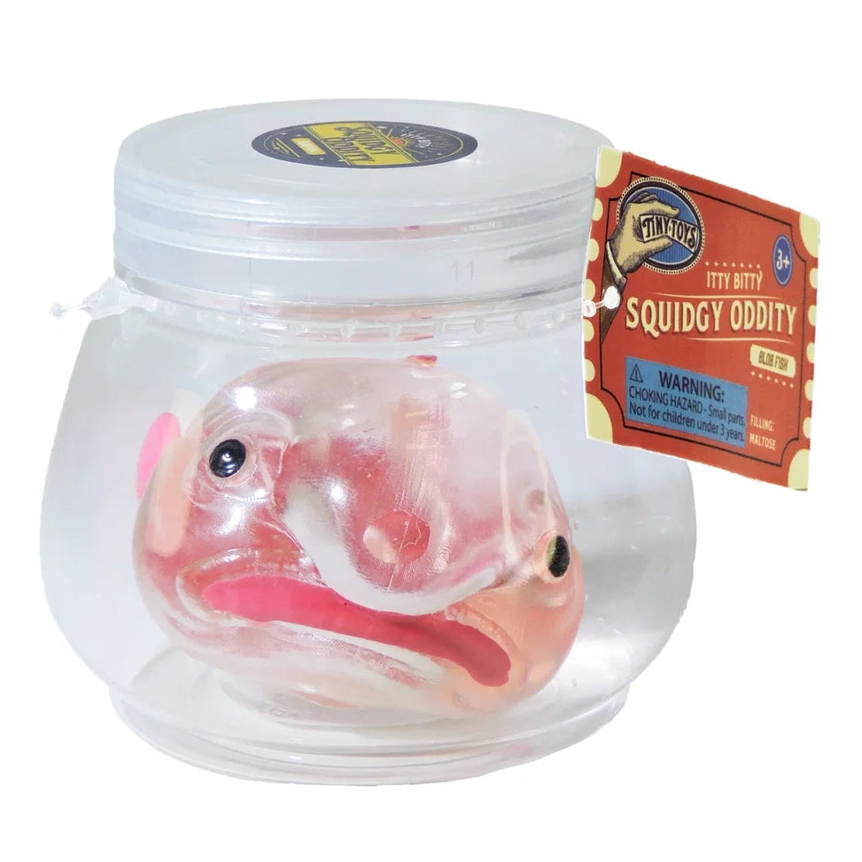 Tiny Toys Itty Bitty Squidgy Oddity Squishy Blob Fish Toy