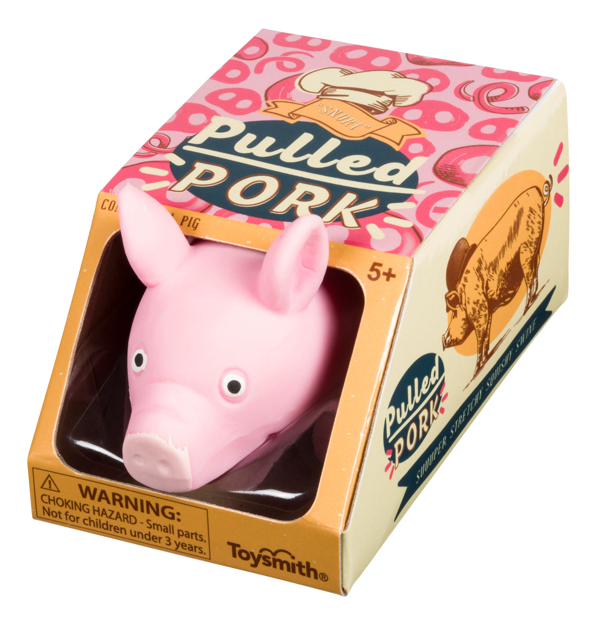 Farm Fresh Stretchy Pulled Pork Stress Pig Fidget Toy