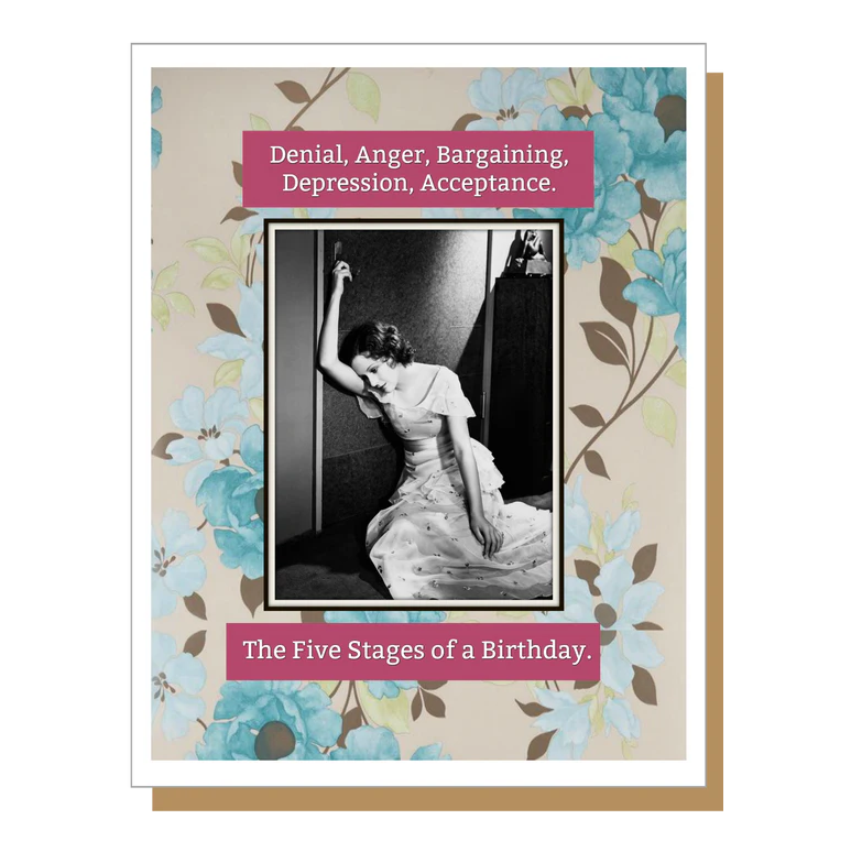 Umlaut Brooklyn Birthday Card – Five Stages of a Birthday