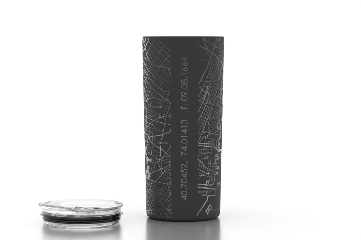 NYC Marathon – Insulated Tumbler – 16oz – Black