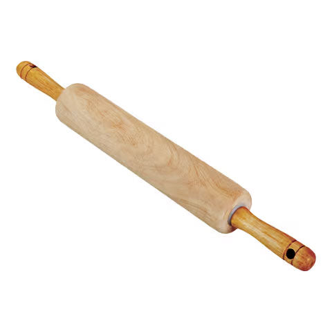 Classic Wood Rolling Pin – 10 Inch