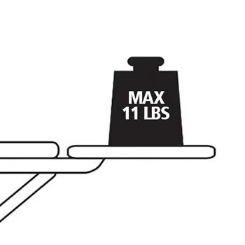 Brabantia Soothing Sea Ironing Board Size B with Steam Iron Rest - LOCAL UPPER EAST SIDE DELIVERY ONLY