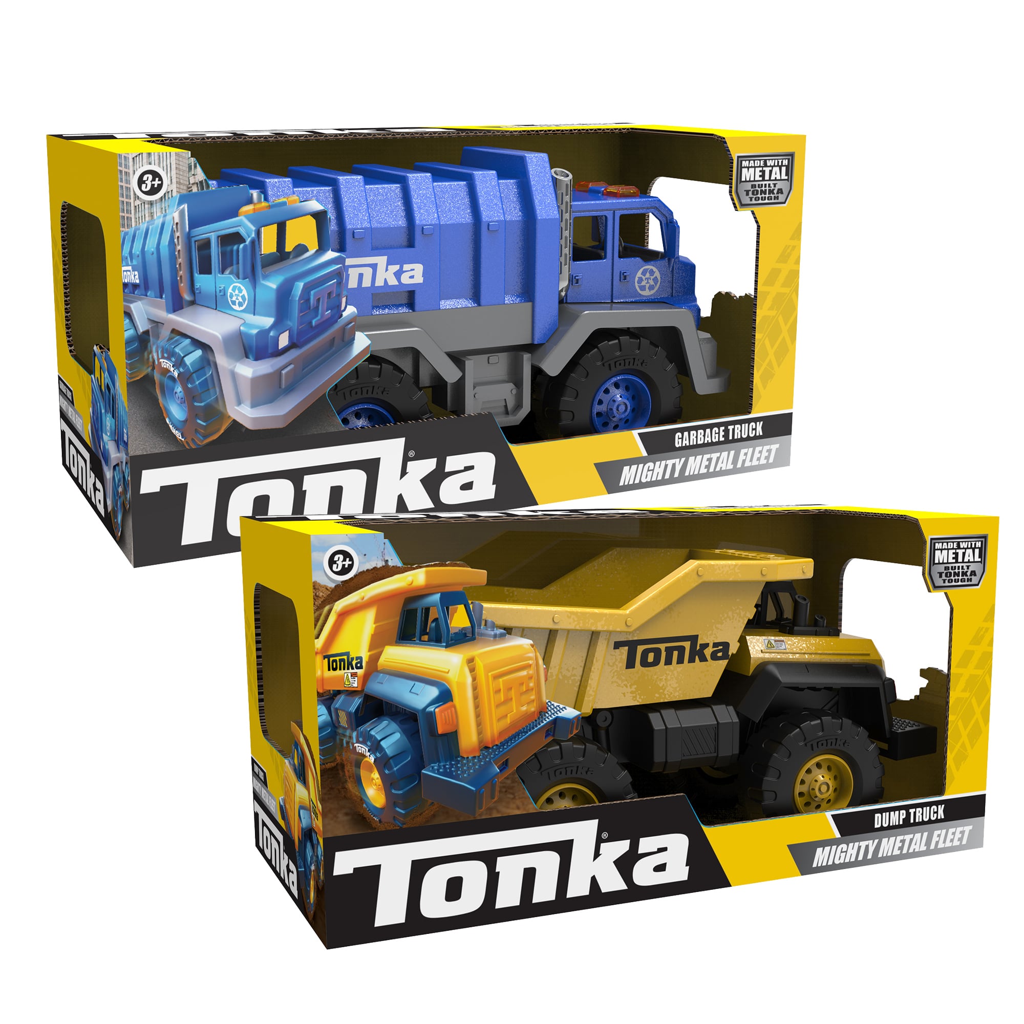 Tonka Mighty Metals Fleet Truck Vehicle – Assorted – Each Sold Separately