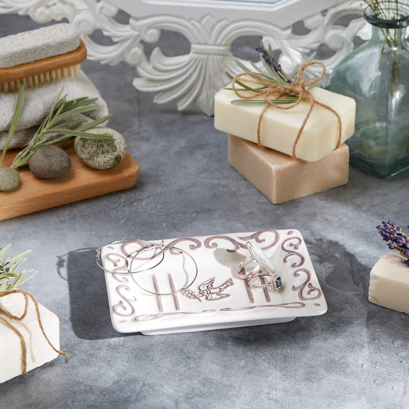 Pre De Provence Ceramic Soap Dish – 6"