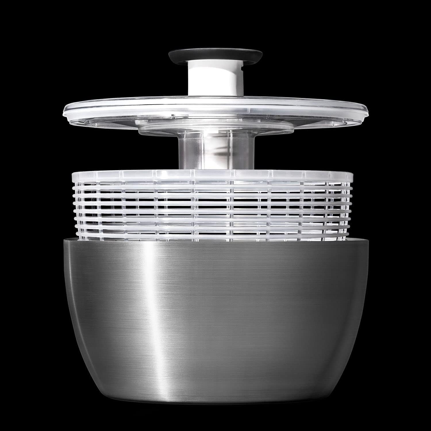 OXO Good Grips Stainless Steel Salad Spinner – 6.34 Qt.