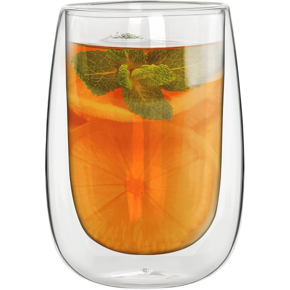 Bialetti Verona Double Wall Glasses – 450 Ml –  Set of 2