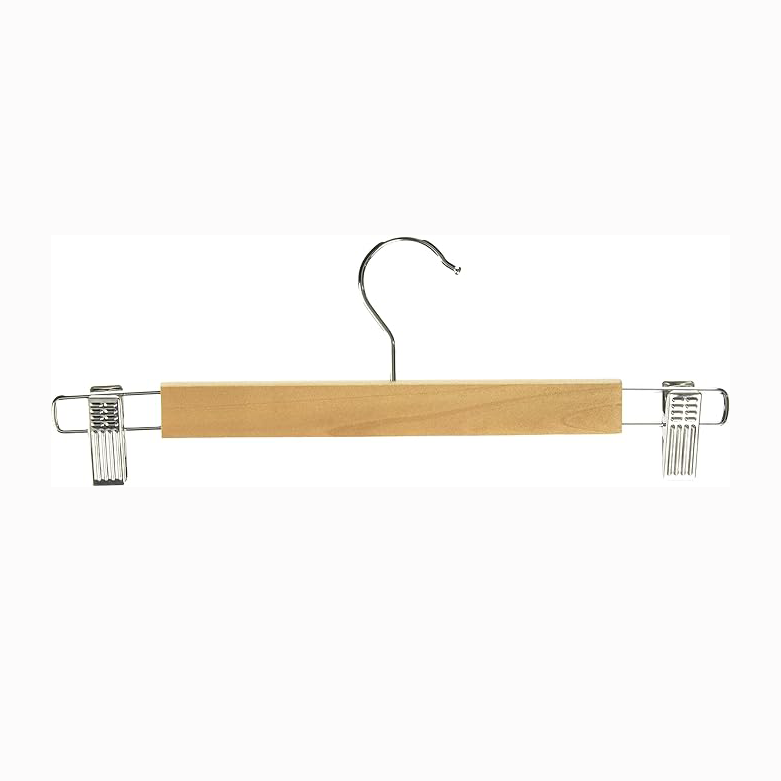 Whitmor Grade A Natural Wood Skirt Hangers – Set of 5