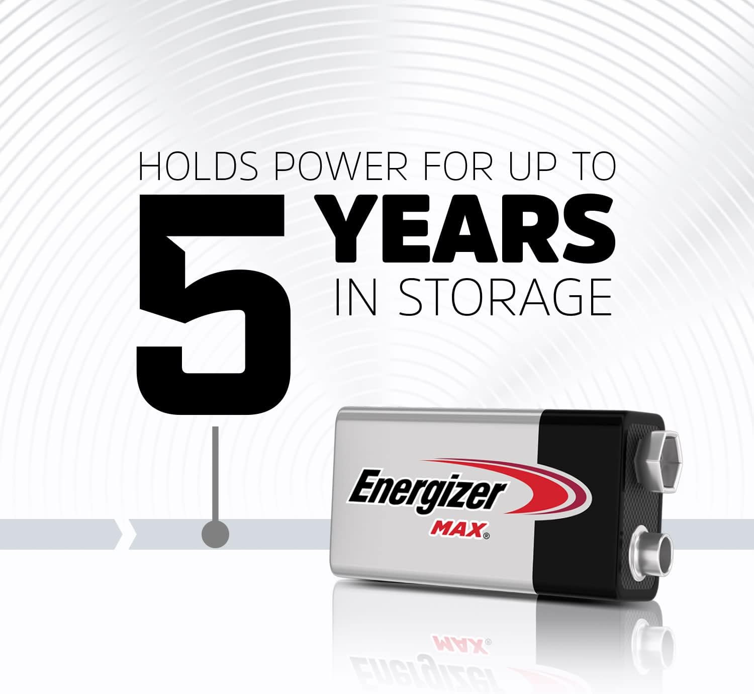 Energizer MAX 9V Alkaline Battery – Single