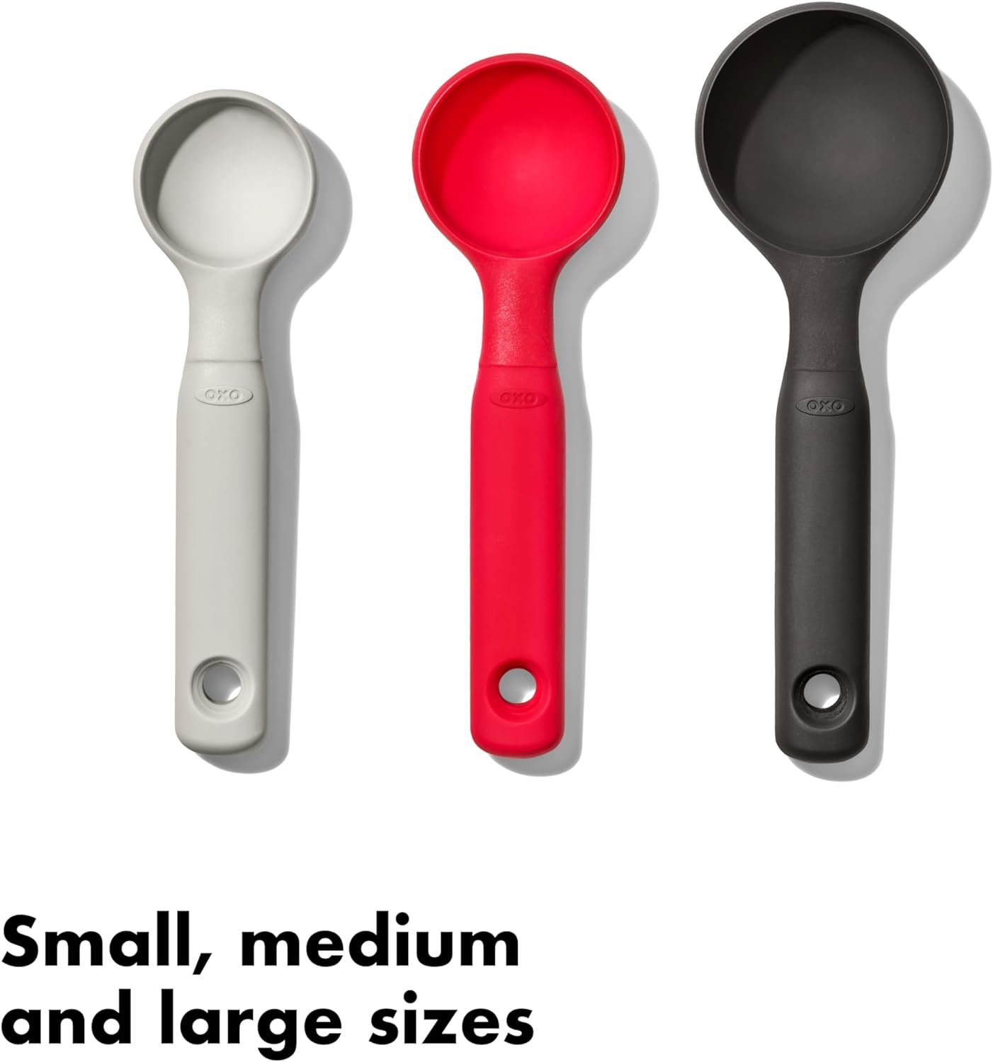 OXO Good Grips 3-Piece Silicone Cookie Scoop Set