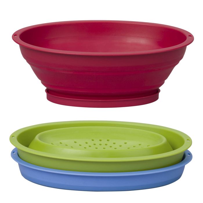 PrepWorks Collapsible Mini Colander – 3-Cup –  Assorted Colors – Each Sold Separately