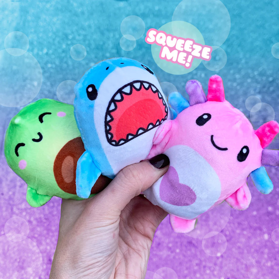 Bubble Stuffed Squishy Friends Toy – Assorted Colors – Sold Individually