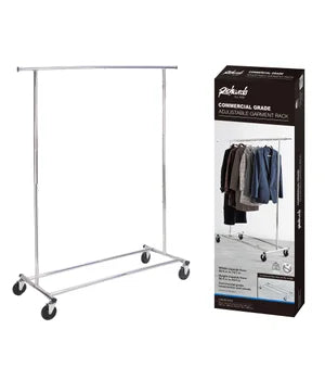 Foldable Garment Rack On Wheels